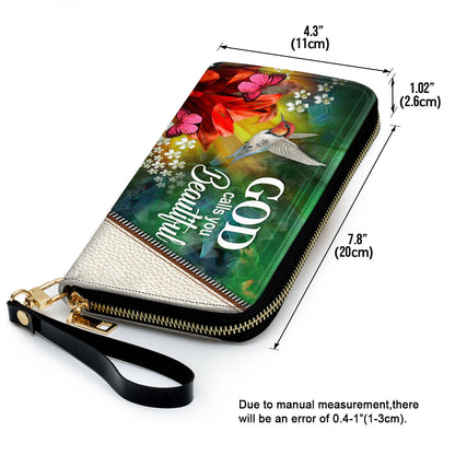 Women Clutch Purse - God Calls You Beautiful - Unique Christian Clutch Purse