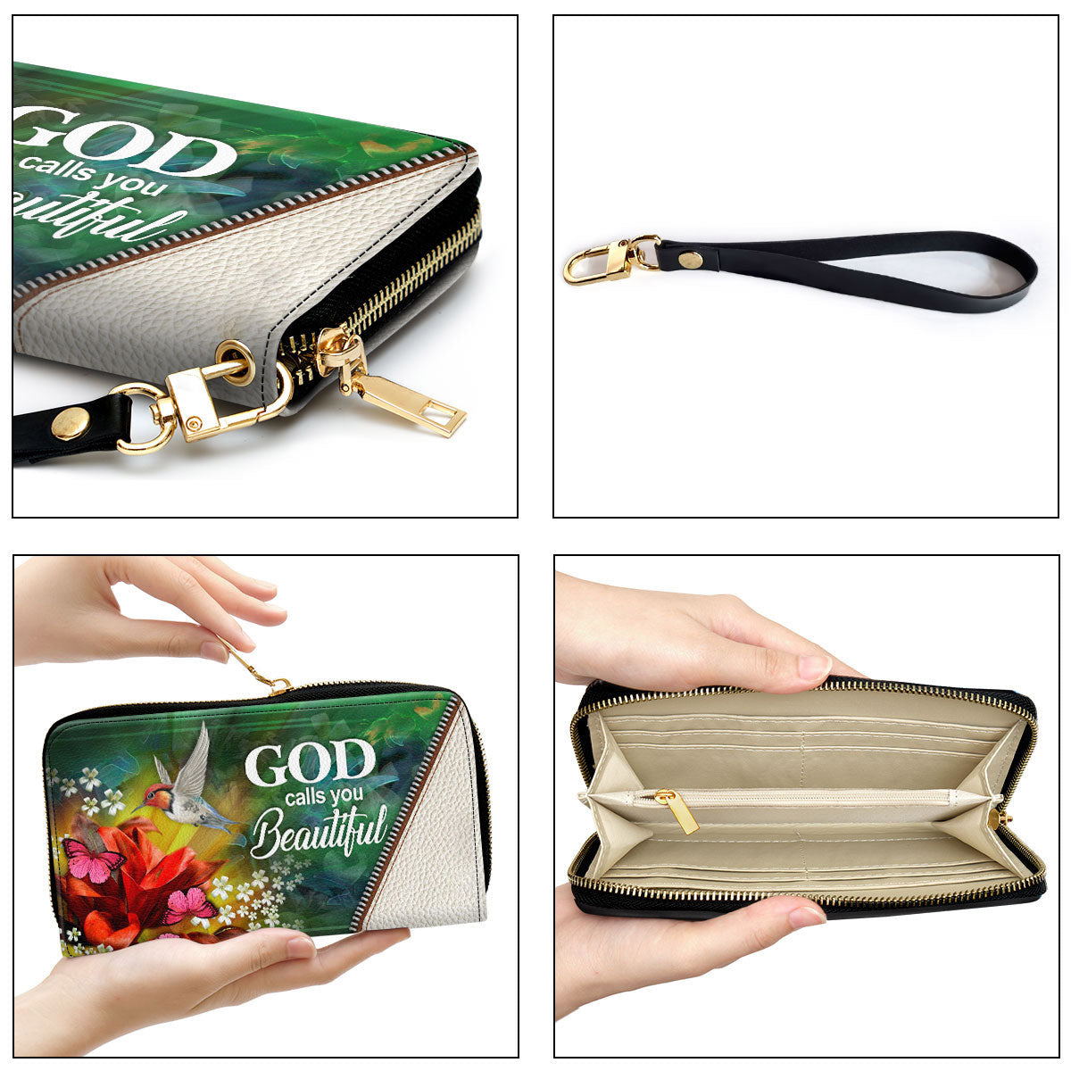 Women Clutch Purse - God Calls You Beautiful - Unique Christian Clutch Purse
