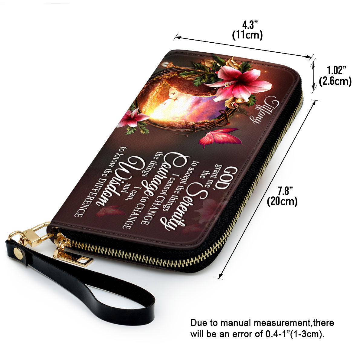 Women Clutch Purse - God, Grant Me The Serenity To Accept The Things I Cannot Change - Special Personalized Clutch Purse