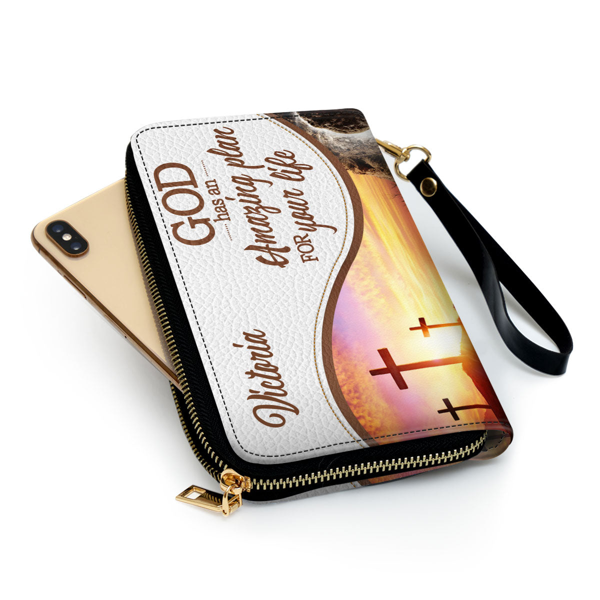 Women Clutch Purse - God Has An Amazing Plan For Your Life - Beautiful Personalized Clutch Purse