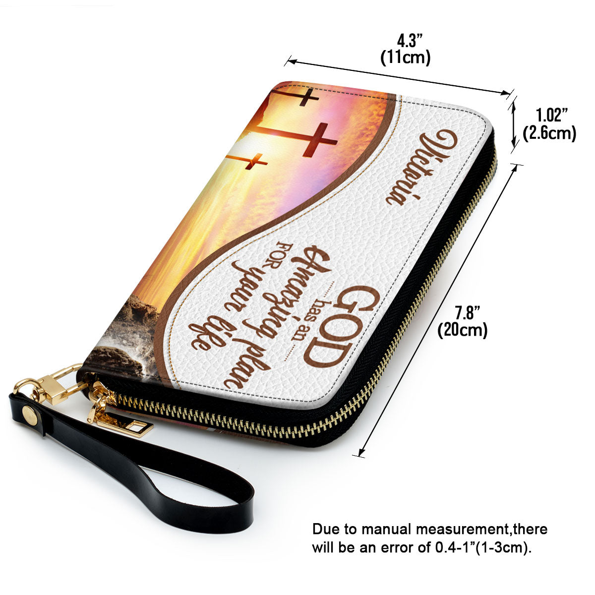 Women Clutch Purse - God Has An Amazing Plan For Your Life - Beautiful Personalized Clutch Purse