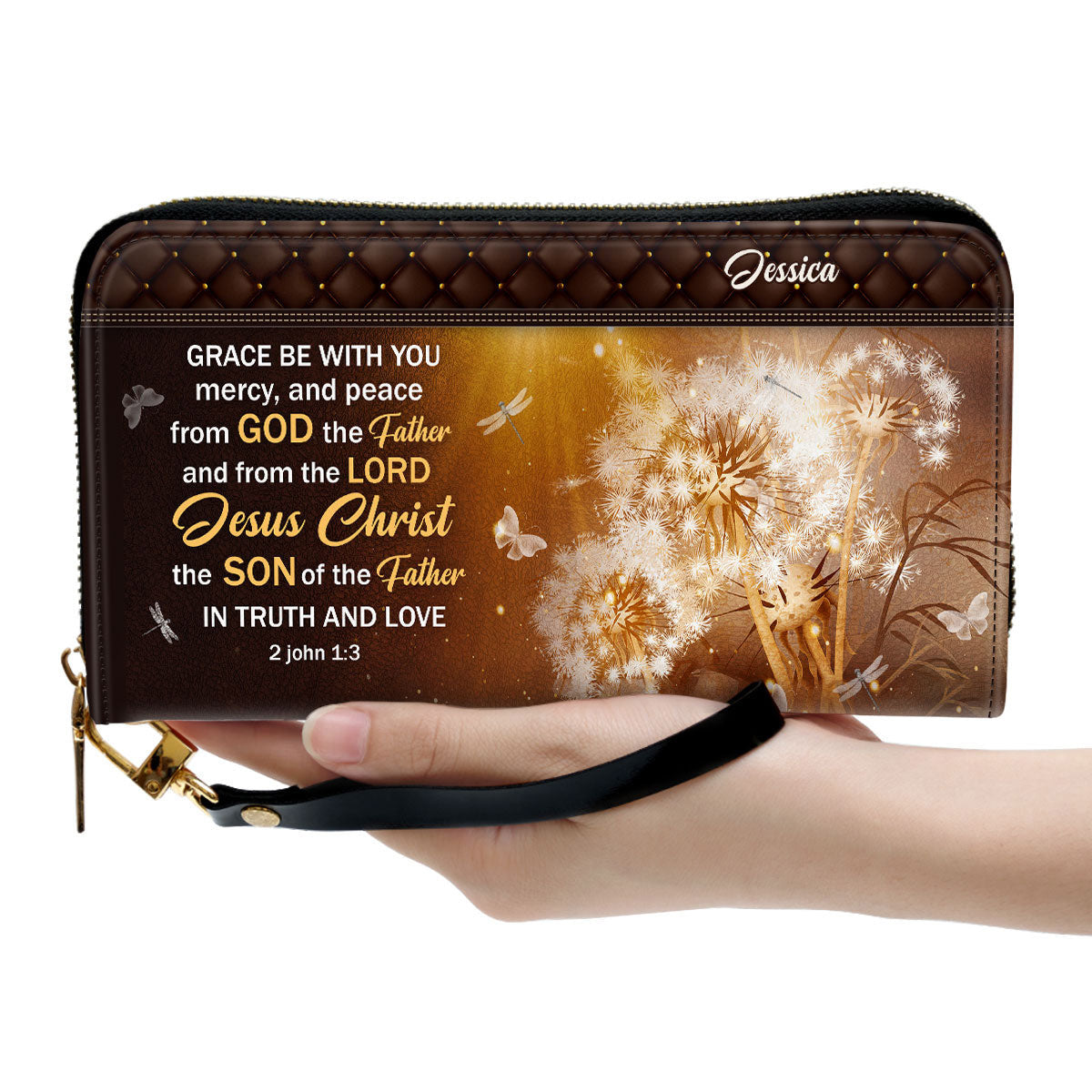 Women Clutch Purse - Grace Be With You - Awesome Personalized Clutch Purse