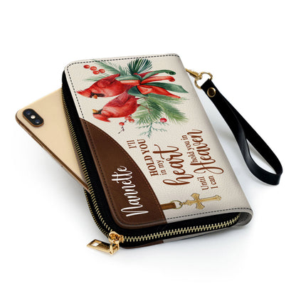 Women Clutch Purse - I‘Ll Hold You In My Heart - Must-Have Personalized Clutch Purse