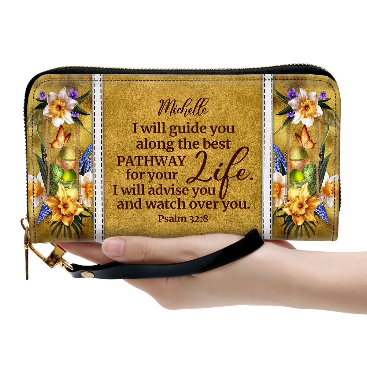 Women Clutch Purse - I Will Guide You Along The Best Pathway For Your Life - Special Personalized Clutch Purse
