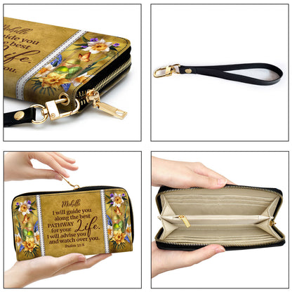Women Clutch Purse - I Will Guide You Along The Best Pathway For Your Life - Special Personalized Clutch Purse