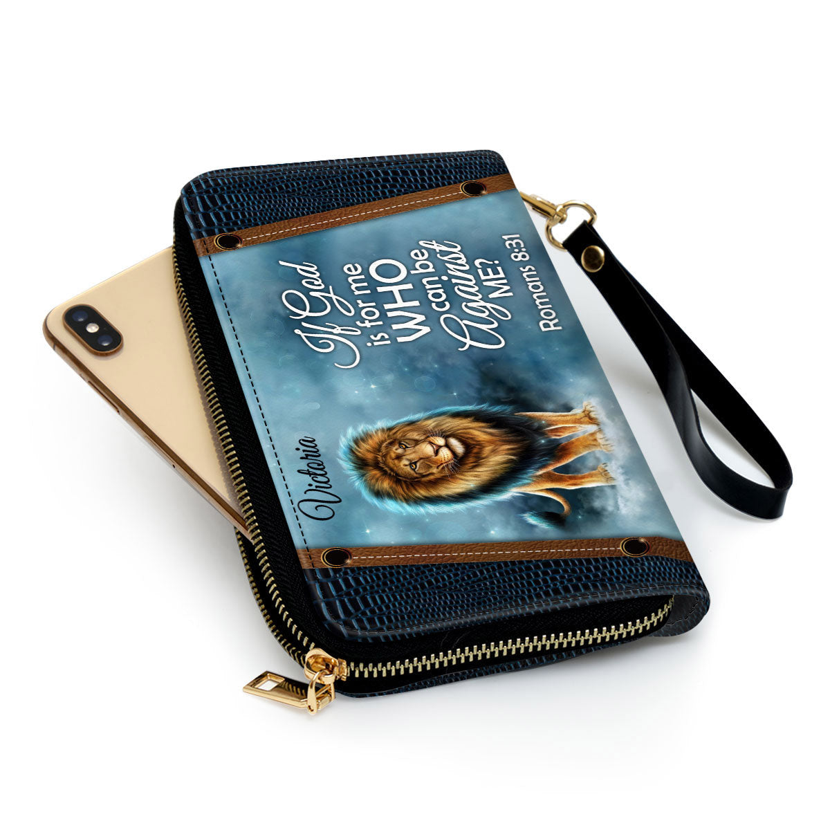 Women Clutch Purse - If God Is For Me Who Can Be Against Me - Special Personalized Clutch Purse