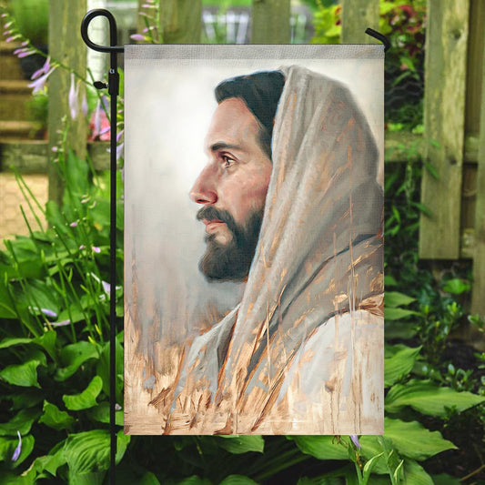 Jesus Pictures Flag - Jesus Flag - Christian's Flag - Jesus Garden Flag - Garden Flag - Decorative Flags - Welcome Flag - Christian Gift - Ciaocustom