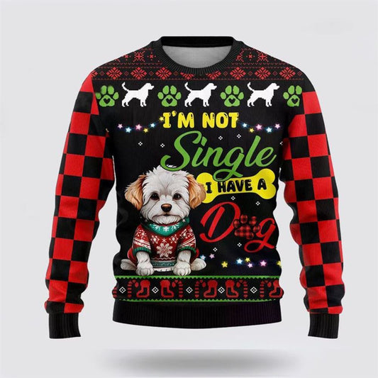 Xmas Maltese Dog Ugly Christmas Sweater For Men And Women, Gift For Christmas, Best Winter Christmas Outfit