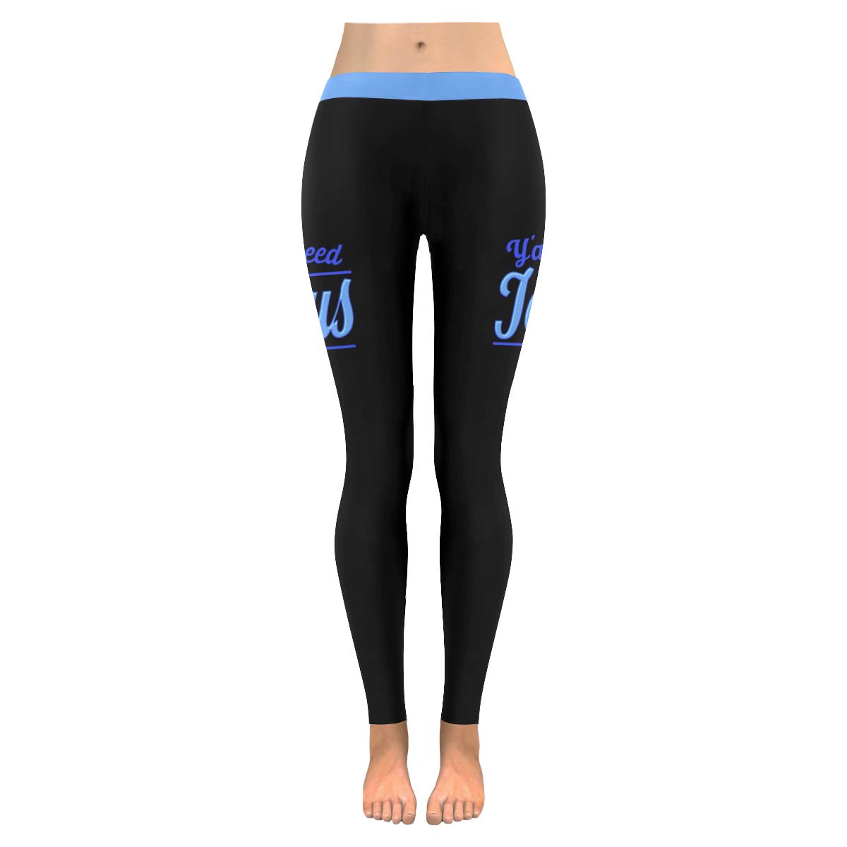 Y'all Need Jesus Soft Legging For Women - Christian Leggings For Women