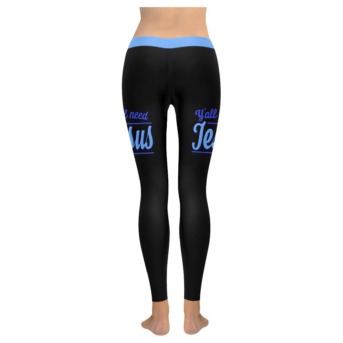Y'all Need Jesus Soft Legging For Women - Christian Leggings For Women