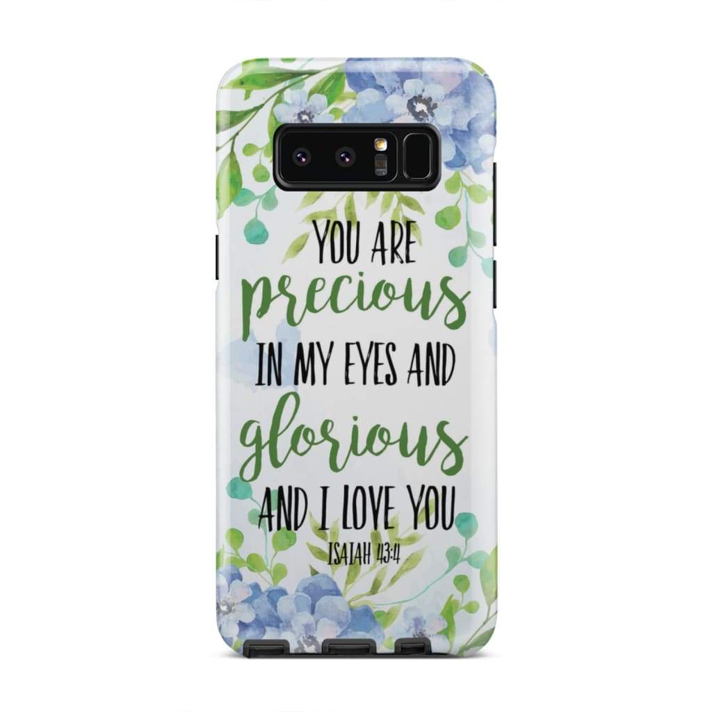 You Are Precious In My Eyes Isaiah 434 Phone Case - Inspirational Bible Scripture iPhone Cases
