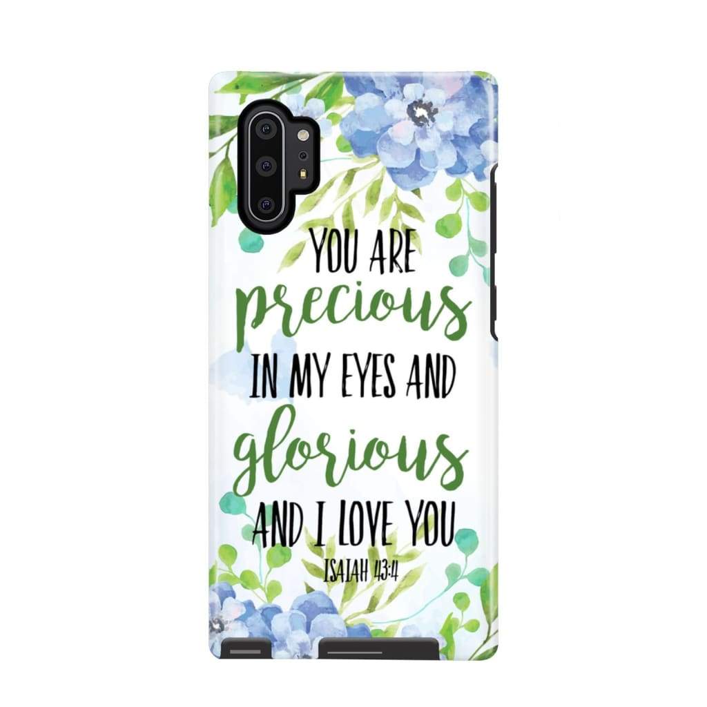 You Are Precious In My Eyes Isaiah 434 Phone Case - Scripture Phone Cases - Iphone Cases Christian