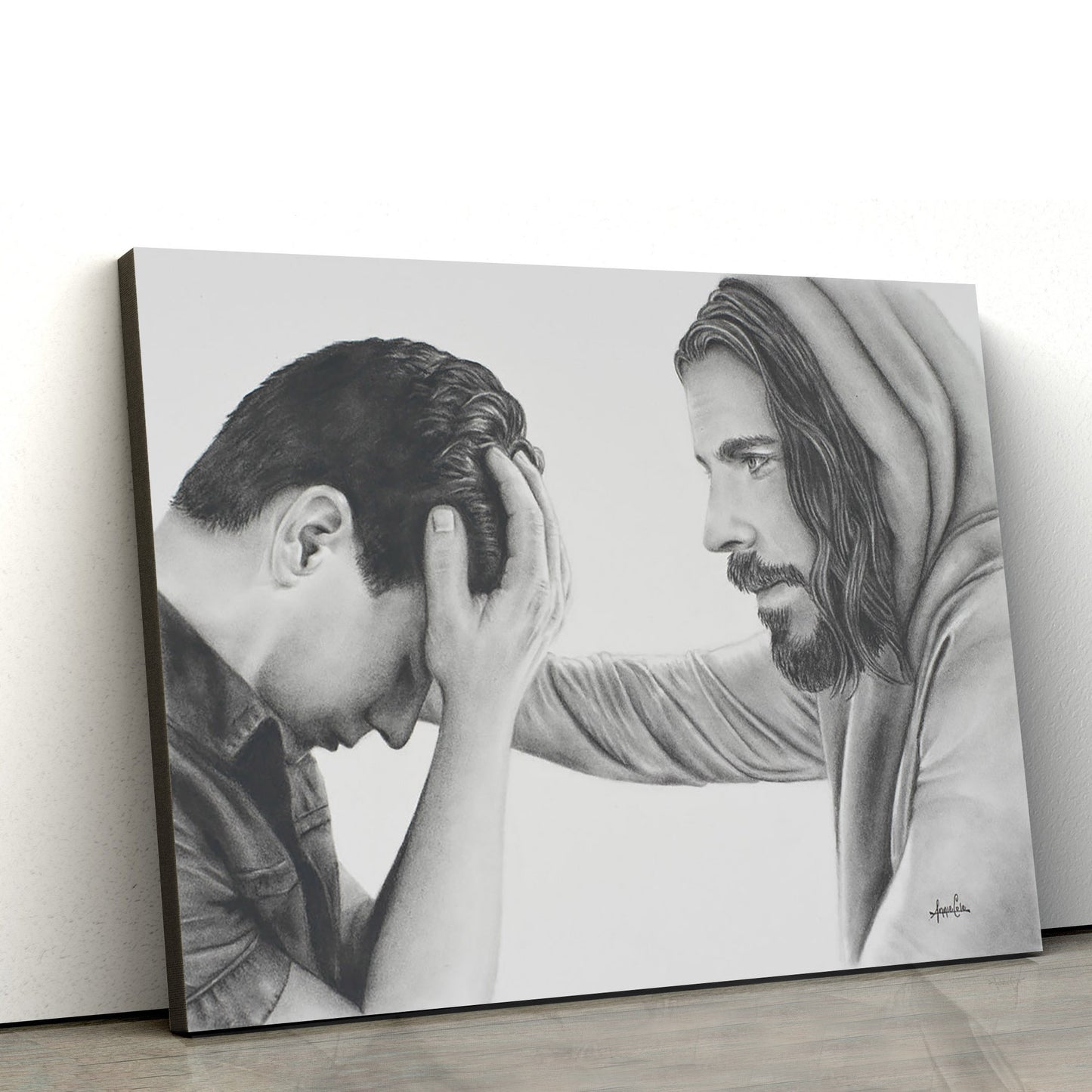 You Are Seen Canvas Picture - Jesus Canvas Wall Art - Christian Wall Art