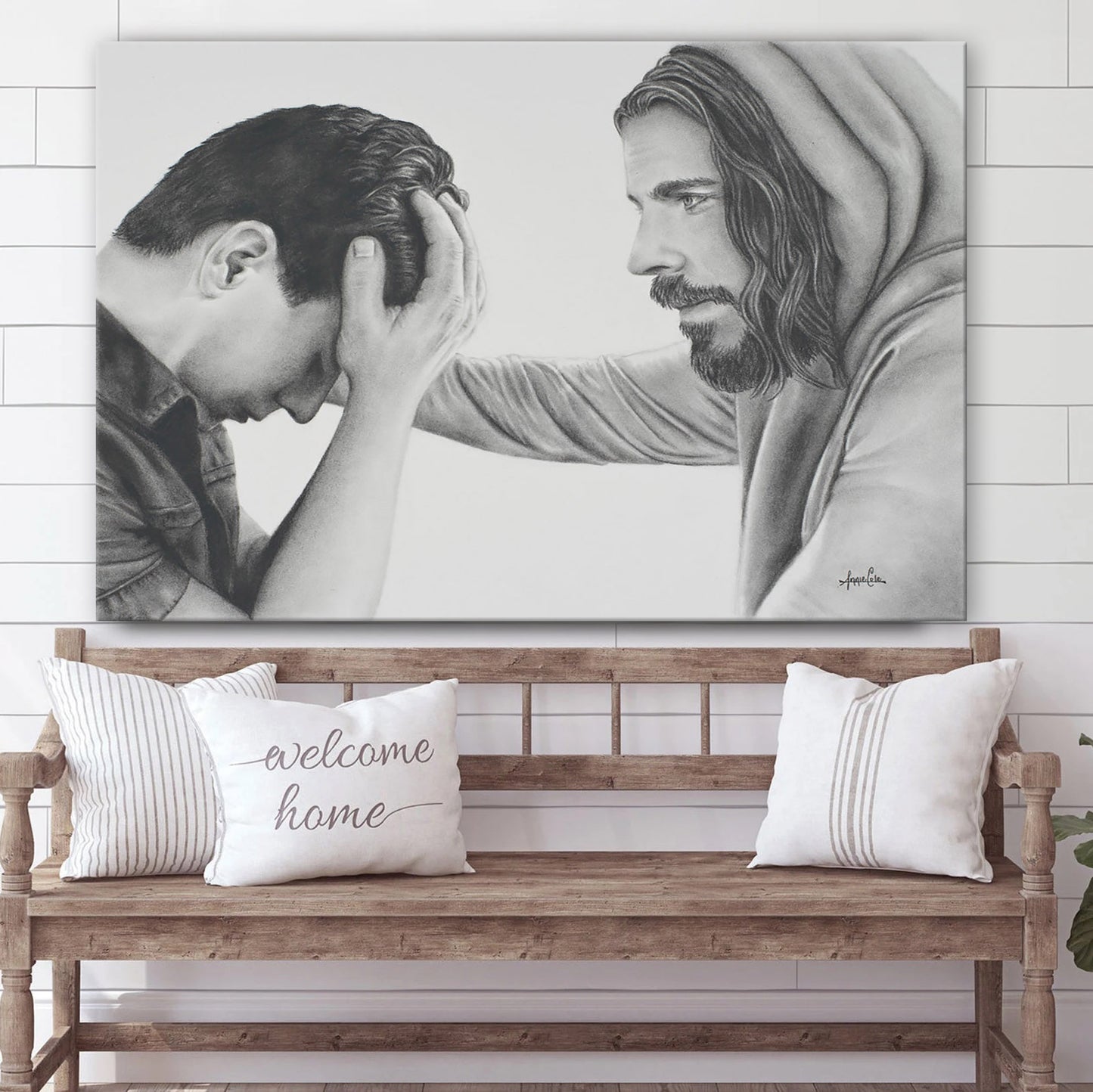 You Are Seen Canvas Wall Art - Jesus Christ Picture - Canvas Christian Wall Art