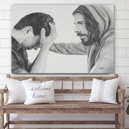 You Are Seen Canvas Wall Art - Jesus Christ Picture - Canvas Christian Wall Art