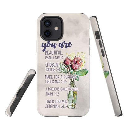 You Are Who God Says You Are Bible Verse Phone Case Christian Phone Cases - Scripture Phone Cases - Iphone Cases Christian