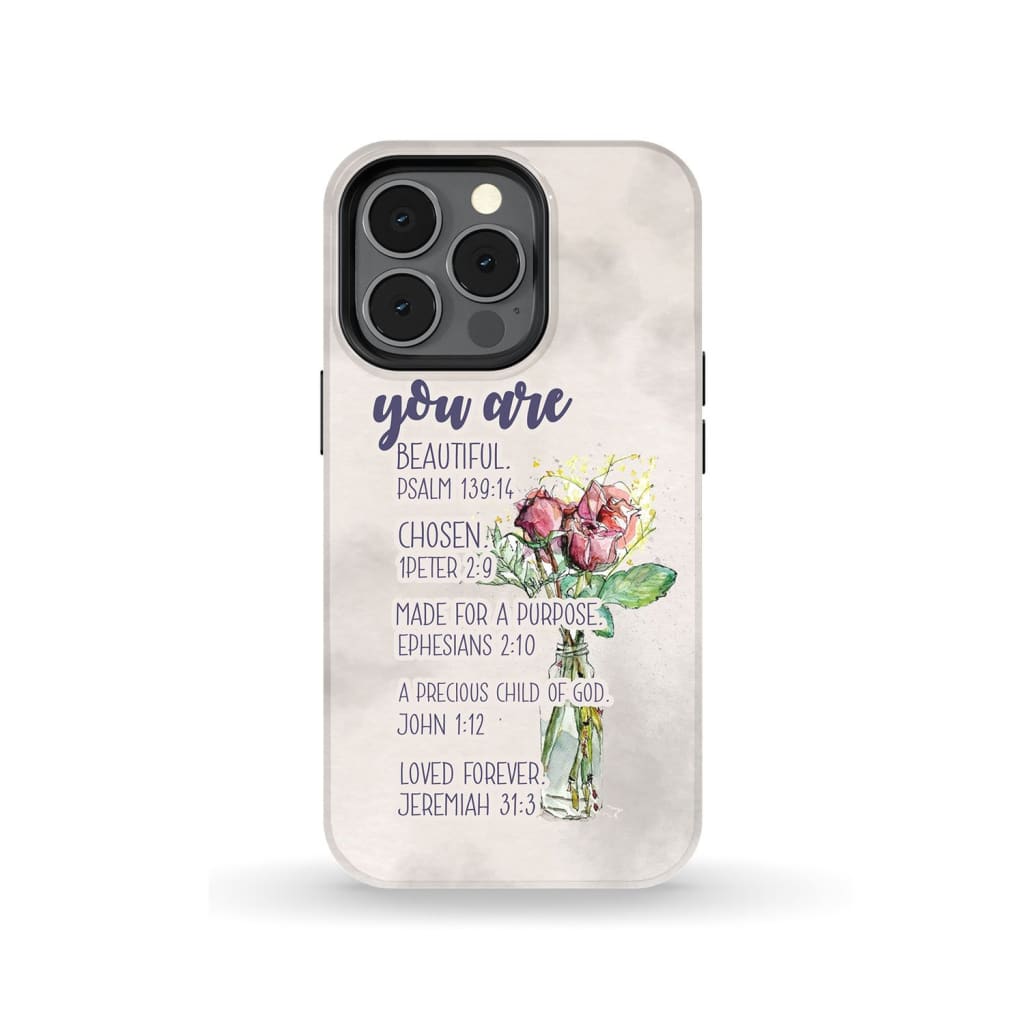 You Are Who God Says You Are Bible Verse Phone Case Christian Phone Cases - Scripture Phone Cases - Iphone Cases Christian