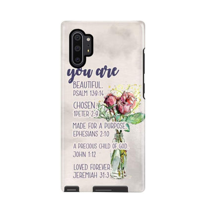 You Are Who God Says You Are Bible Verse Phone Case Christian Phone Cases - Scripture Phone Cases - Iphone Cases Christian