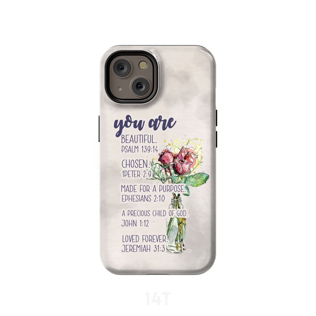 You Are Who God Says You Are Bible Verse Phone Case Christian Phone Cases - Scripture Phone Cases - Iphone Cases Christian