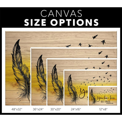 You Have Been Set Free Romans 622 Canvas Wall Art - Christian Canvas - Faith Canvas