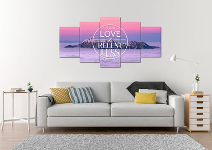 Your Love Is Relentless Canvas Wall Art Print - Christian Canvas Wall Art