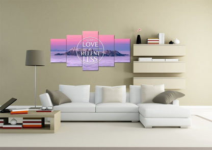 Your Love Is Relentless Canvas Wall Art Print - Christian Canvas Wall Art