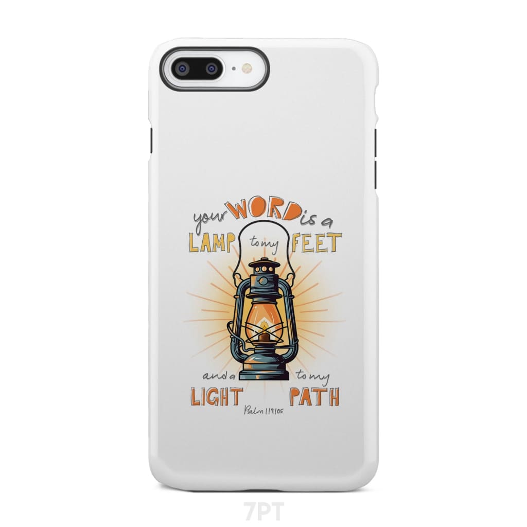 Your Word is a Lamp to My Feet Psalm 119105 Christian Phone Case - Bible Verse IPhone & Samsung Cases