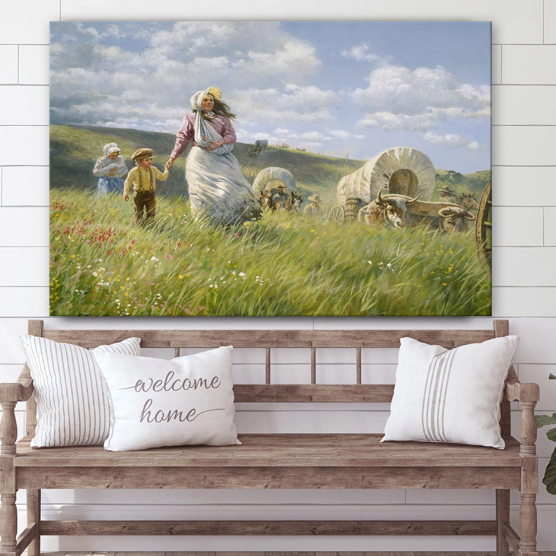 Zion In Her Heart Canvas Wall Art