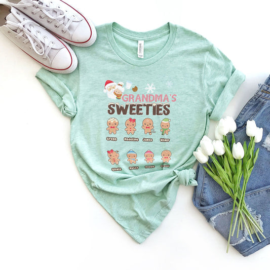 Grandma's Sweeties Tee Shirts For Women - Christian Shirts for Women - Religious Tee Shirts