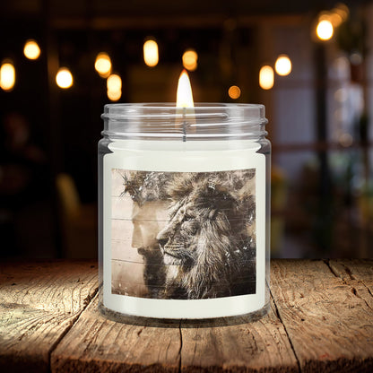 Lion Of Judah - Christian Candles - Bible Verse Candles - Natural Candle - Soy Wax Candle 9oz - Ciaocustom