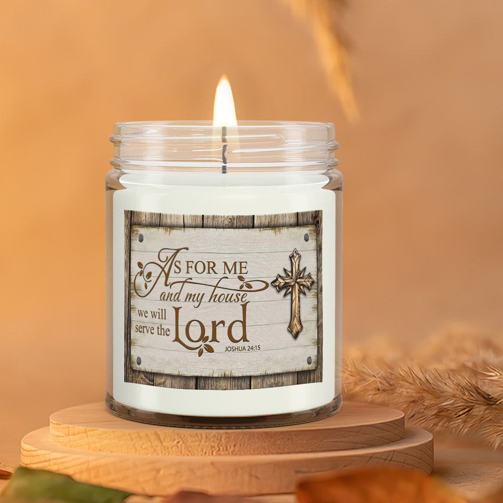 As For Me And My House - Scented Candles - Scented Soy Candle - Natural Candle - Soy Wax Candle 9oz - Ciaocustom