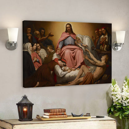 Christus Consolator - Jesus Canvas Poster - Christian Wall Art - Christ Pictures - Christian Canvas Prints - Christian Gift - Ciaocustom
