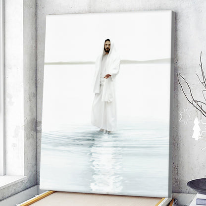 Come And See Blue - Jesus Canvas Painting - Jesus Canvas Art - Jesus Poster - Jesus Canvas - Christian Gift - Ciaocustom