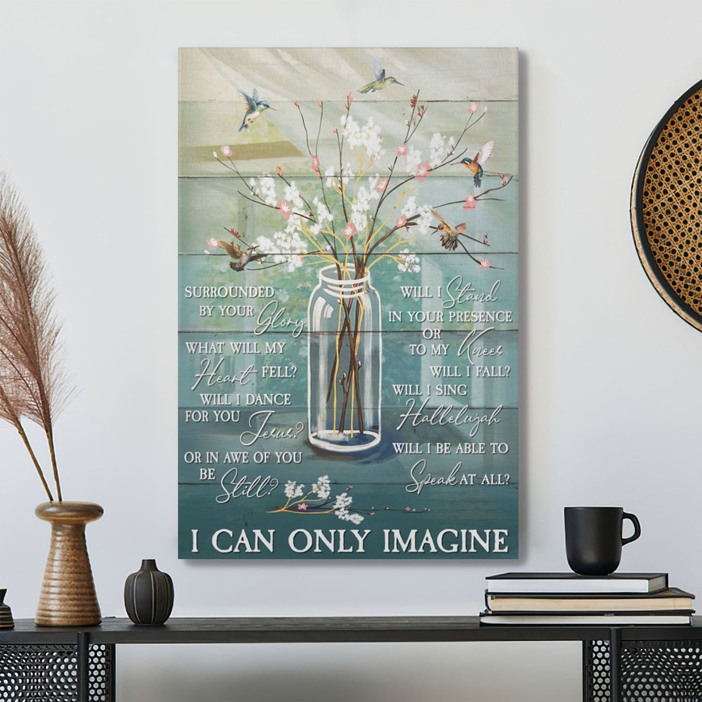 Christian Canvas Wall Art - I Can Only Imagine Canvas - Bible Verse Canvas - Ciaocustom