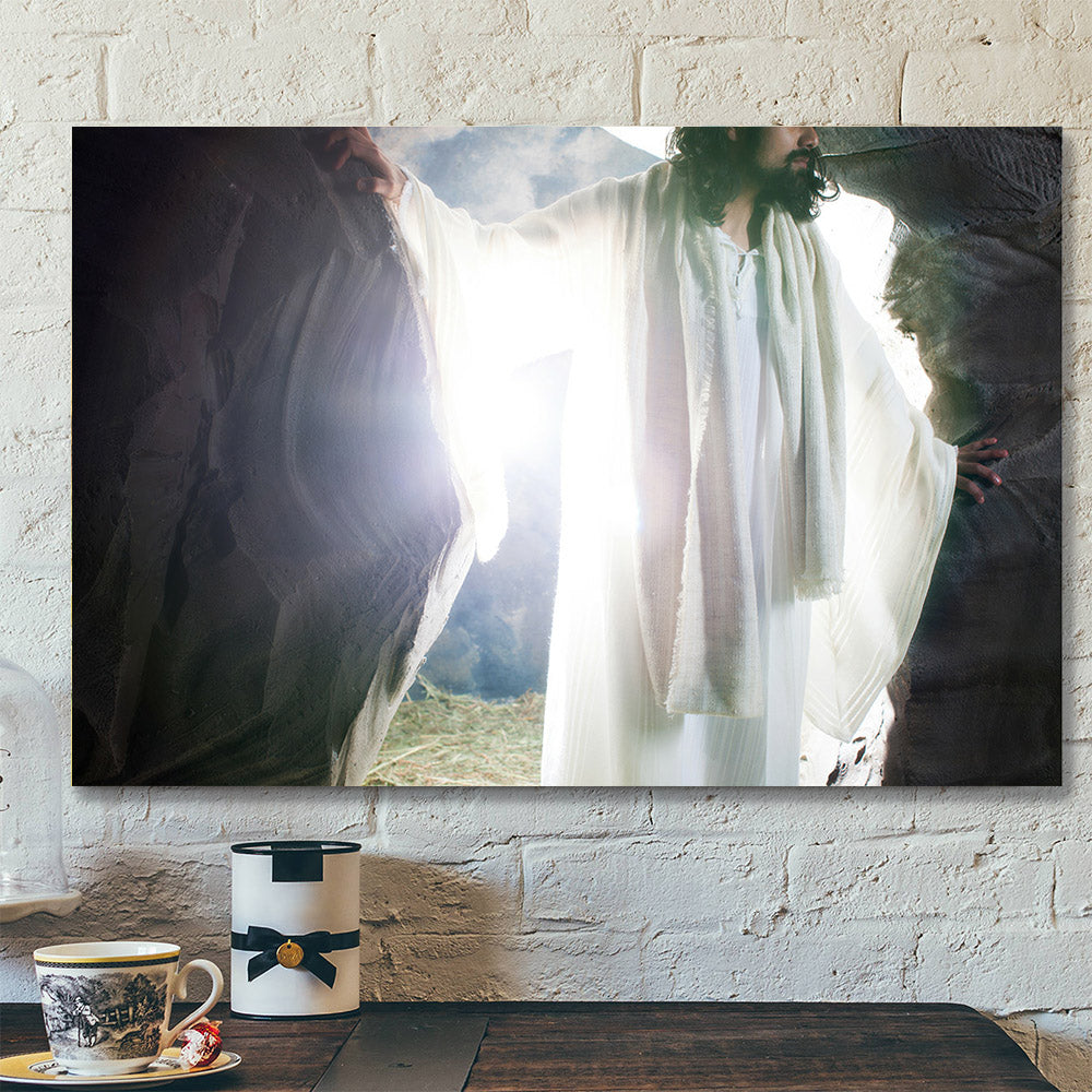 The Risen Christ Canvas - Jesus Pictures - Jesus Canvas - Jesus Wall Art - Christ Pictures - Christian Canvas Prints - Gift For Christian - Ciaocustom