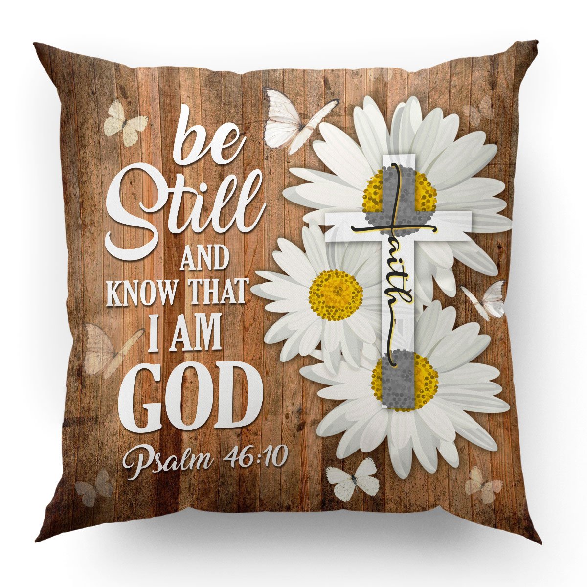 Special Throw Pillow - Be Still And Know That I Am God HO4 - 4