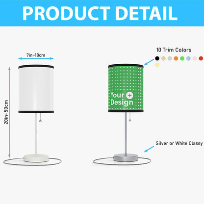 Joy To The World - Old Country Church - Christmas Table Lamp For Bedroom - Christian Room Decor